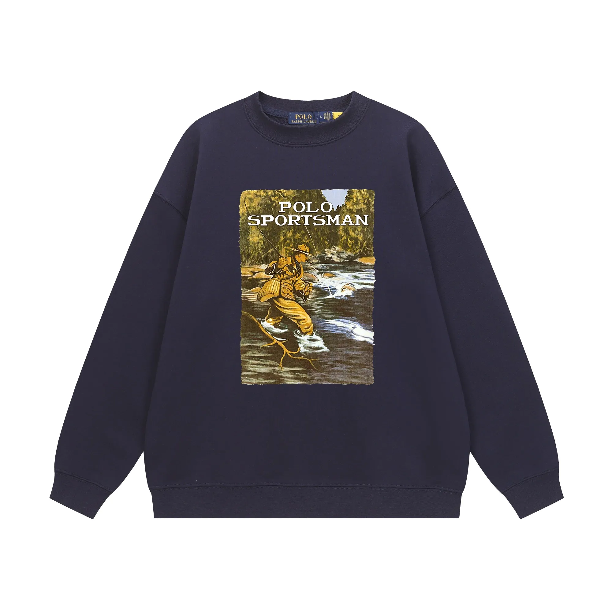 P200 Long-term stock] RalphLauren/Ralph Lauren 2025 autumn and winter new bear letter print 420g heavy large terry sweatshirt Ralph Lauren's age-reducing item, the coat fabric is made of 85% cotton ➕15% polyester, which not only retains the softness, comfort and breathability of cotton, but also adds the wear resistance and wrinkle resistance of polyester fiber, making the clothes more durable and easy to care for. Even in slightly cooler weather, you won't feel stuffy when wearing it. This kind of fabric has a natural crisp feel and is not easy to pill or deform. The bear on the chest is printed with English letters. It is full of color, full of three-dimensionality, and lifelike, adding a bit of liveliness and interest to the whole sweatshirt. There is no pressure to dress, regardless of age or gender. Complete accessories! Color: black, white, navy blue, light floral gray Size: M-L-XL-XXL